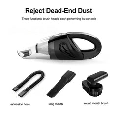 120W Cordless Handheld Car Vacuum Cleaner - 12V Rechargeable Portable