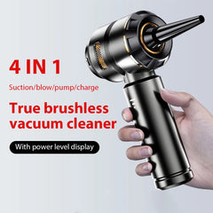 Wireless Mini Car Vacuum Cleaner - Strong Suction Portable for Home