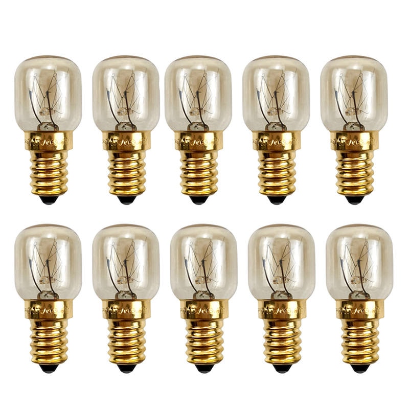 10pcs E14 15W Microwave Oven LED Bulbs - Type A