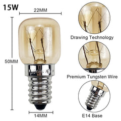 10pcs E14 15W Microwave Oven LED Bulbs - Type B