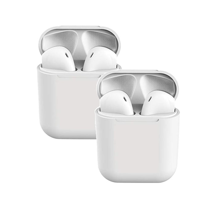 2-Pack inPods 12 Bluetooth 5.0 Earbuds Touch Control with Case - White