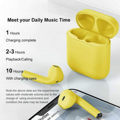 2-Pack inPods 12 Bluetooth 5.0 Earbuds Touch Control with Case - Yellow