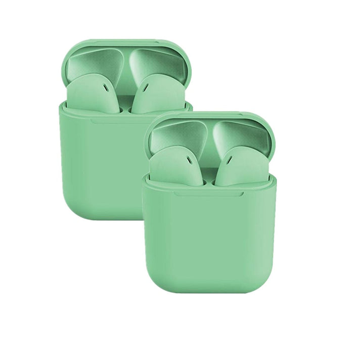 2-Pack inPods 12 Bluetooth 5.0 Earbuds Touch Control with Case - Green