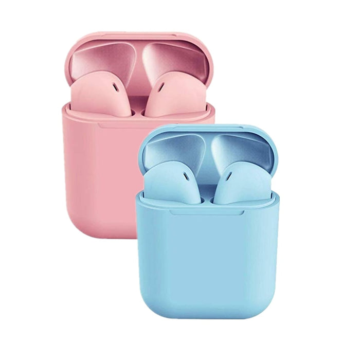 2-Pack inPods 12 Bluetooth 5.0 Earbuds Touch Control with Case - Pink&Blue