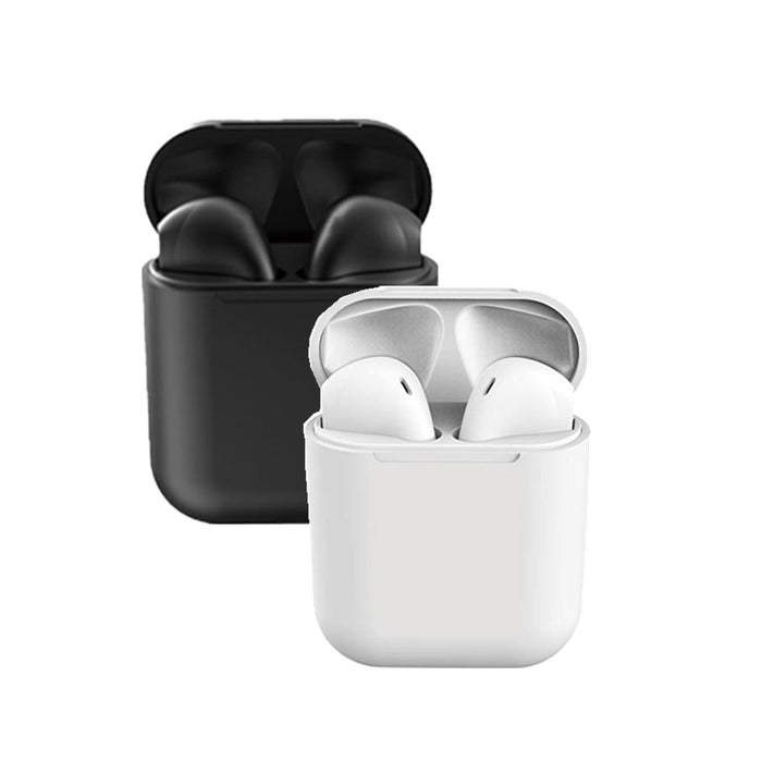 2-Pack inPods?12 Bluetooth?5.0 Touch-Control Earbuds with Charging Case ¨C Black&White