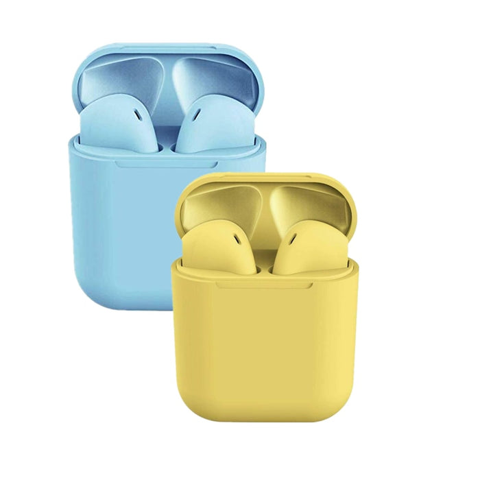2-Pack inPods?12 Bluetooth?5.0 Touch-Control Earbuds with Charging Case ¨C Blue&Yellow