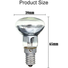 3 Pcs R39 E14 Spotlight Bulbs - 30W Warm White Screw Base Light