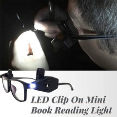 4 Pcs Mini Eyeglass Reading Lights - Adjustable for Camping Fishing