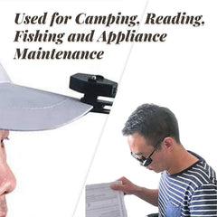 4 Pcs Mini Eyeglass Reading Lights - Adjustable for Camping Fishing