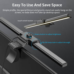 50cm Monitor Light Bar - Touch Control LED Lamp for Home Office