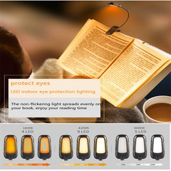 9 LED Clip-on Book Light - For Bed Reading with Books & Kindles
