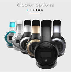 B19 Wireless Bluetooth Headset with Mic Stereo Earphones TF/aux Support ¨C Black&Gold