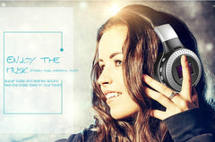 B19 Wireless Bluetooth Headset with Mic Stereo Earphones TF/aux Support ¨C Black&Gold