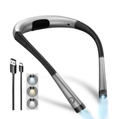 Bendable Reading Light 3 Colors 6 Brightness for Knitting