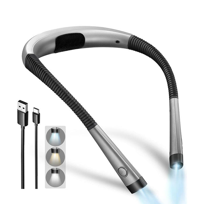 Bendable Reading Light 3 Colors 6 Brightness for Knitting
