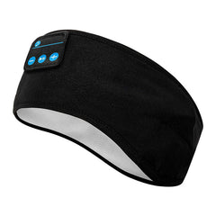 Black Bluetooth Music Headphones Hands-Free for Sleeping&Workout