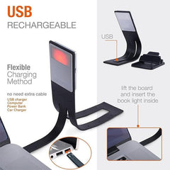 Rechargeable Bookmark Light - Infinite Brightness for Reading