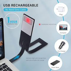 Rechargeable Bookmark Light - Infinite Brightness for Reading