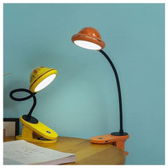 Orange LED Folding Book Light 2W - Dimmable Mini Projector Lamp