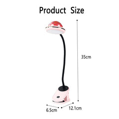 Pink LED Folding Book Light 2W - Dimmable Mini Projector Lamp