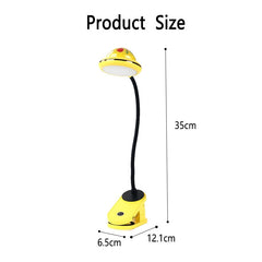 Yellow Folding Book Light 2W - Dimmable Mini Projector Rechargeable