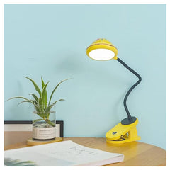 Yellow Folding Book Light 2W - Dimmable Mini Projector Rechargeable