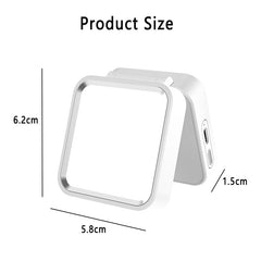 White Clip-on Reading Light - 3 Color Modes Enhanced Brightness