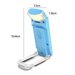 Blue Clip-on Rechargeable Reading Light - 3 Colors 5 Brightness