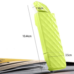 Green Clip-on Rechargeable Reading Light - 3 Color 5 Brightness Book