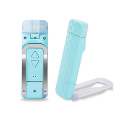 Light Blue Clip-on Reading Light - Rechargeable 3 Color 5 Brightness