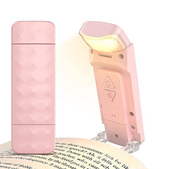 Pink Clip-on Rechargeable Reading Light - 3 Color 5 Brightness