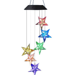 StarsMoon Solar Wind Chimes - Christmas Gardening Gift for Mom
