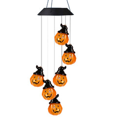 Pumpkin Solar Wind Chimes - Christmas Gardening Gift for Mom