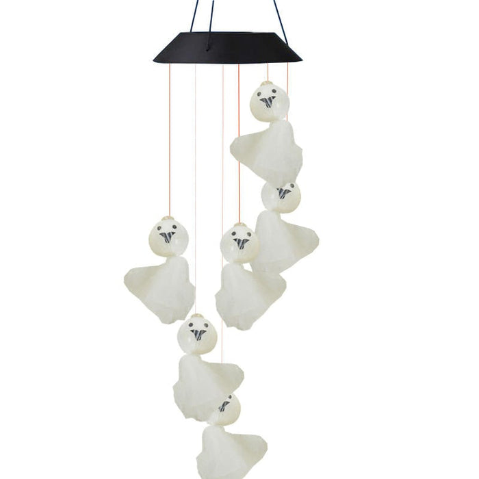 FabricGhost Colorful Solar Wind Chimes - Gardening Christmas Gift
