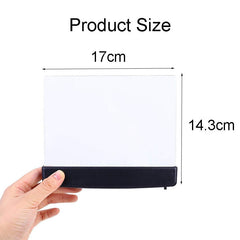 Black Flat LED Book Light - Full-Page Wireless Board for Reading