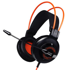 G925 Orange Lightweight Over-Ear Gaming Headset with Mic 3.5mm Plug