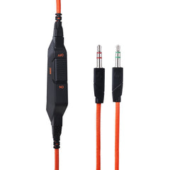 G925 Orange Lightweight Over-Ear Gaming Headset with Mic 3.5mm Plug