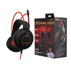 G925 Orange Lightweight Over-Ear Gaming Headset with Mic 3.5mm Plug