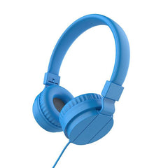 GS778 Blue Lightweight Foldable Wired Stereo Headphones for Kids/Adults