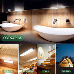 1-Pack Rechargeable Closet Light 24-LED - Motion Sensor Warm Bar