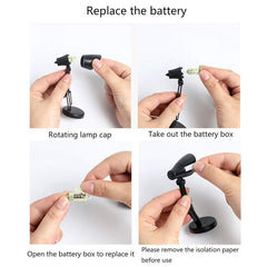 BlueA Mini Table Lamp - Foldable Magnetic Eye Protection Night Light