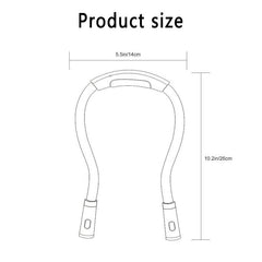 Pink LED Neck Book Light - Flexible Hands Free for Reading