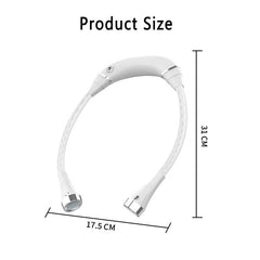 White Neck Reading Light - 3 Color Adjustable Brightness for Knitting
