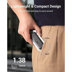 Black Clip-on Book Light - 3 Brightness Eye Protection for Reading