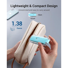 Blue Clip-on Book Light - 3 Brightness Eye Protection for Reading