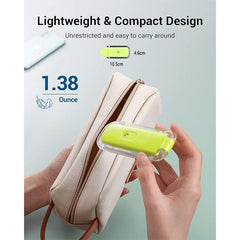Green Clip-on Book Light - 3 Brightness Eye Protection for Reading