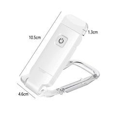 White Clip-on Book Light - 3 Brightness Eye Protection for Reading