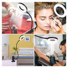 Black Reading Clip Light - 3 Color 10 Brightness for Book Piano Bed