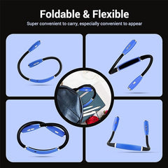Blue Neck Book Light - Rechargeable 3 Brightness for Reading