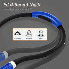 Blue Neck Book Light - Rechargeable 3 Modes for Reading Knitting